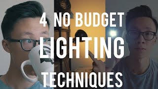 4 FREE No Budget Cinematic LIGHTING Techniques