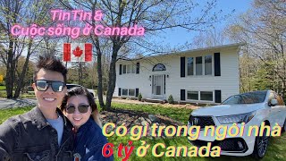 Có Gì Bên Trong Ngôi Nhà 6 TỶ ở CANADA | Tin Tin & Cuộc sống ở Canada 2021