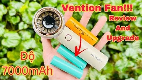 Muốn ĐỘ pin phải mua quạt này mọi người ạ!!