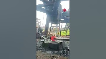 Creating Flanges Using Iron Billet #iron #flange