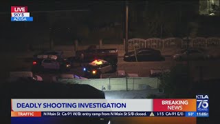 Fatal shooting investigation in Azusa