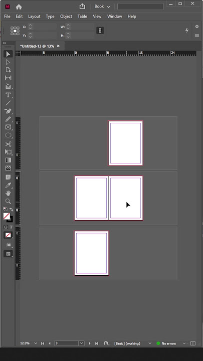 Adding Page in InDesign Document from file Menu Option_