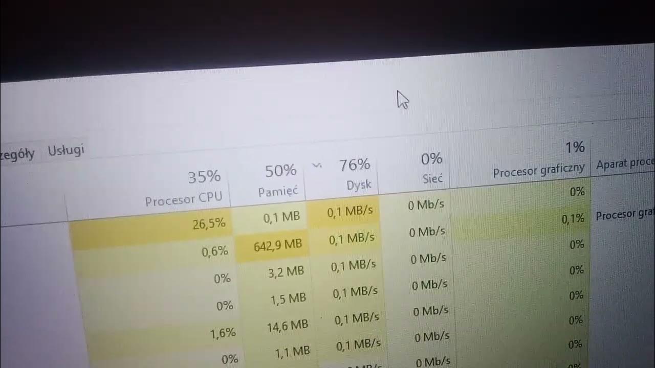 przy podpiętej ładowarce obciążenie dysku wzrasta do 100 procent. jak rozwiązać ten problem?