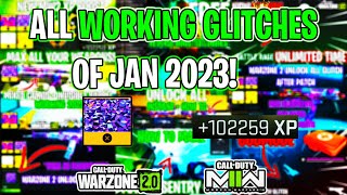 ALL BEST WORKING WARZONE2/MW2 GLITCHES JANUARY 2023| UNLIMTED XP , GODMODE, INSTANT UNLOCK ALL, ETC