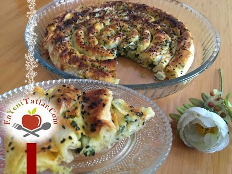 Ispanaklı Börek Tarifi | Ispanaklı Peynirli Rulo Börek Nasıl Yapılır