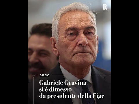 Video Gabriele Gravina si è dimesso da presidente della Figc