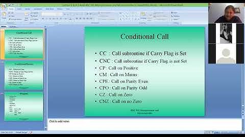 Lecture 12 : KEC 502 Microprocessor and Microcontroller by Dr. Shahanaz Ayub