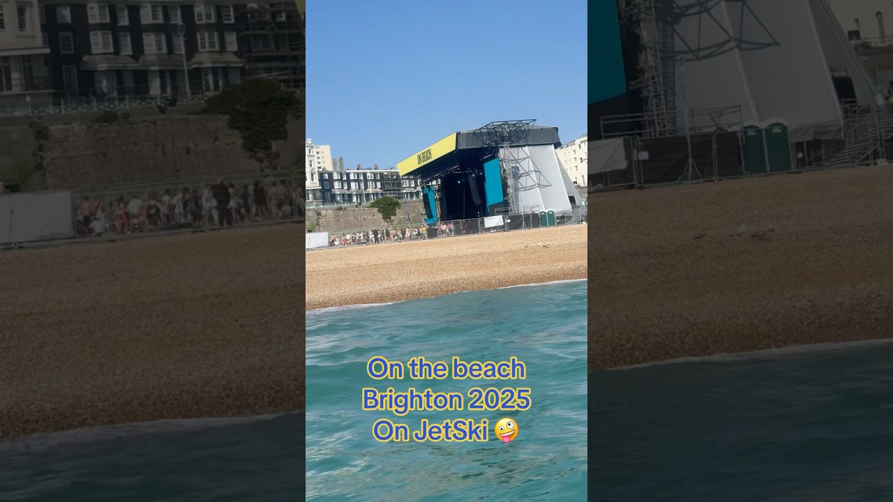 On the beach Brighton 2025   