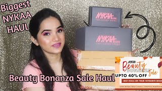Nykaa SALE Haul | Makeup Birthday Haul |  Nykaa beauty bonanza sale haul |#SparkyBirthdayWeek, Day3