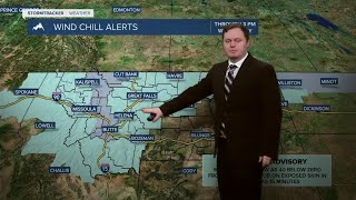 Bitter cold and snow showers to start the week.
