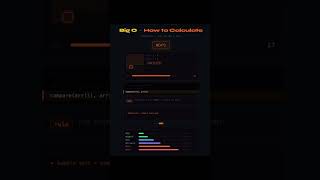 How to Calculate Big O Notation 📈 | DSA Explained #Shorts