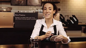 Como usar cafeteira francesa Starbucks?