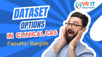Clinical Sas Dataset Options | Clinical Sas online training | Latest | VR IT SOLUTIONS