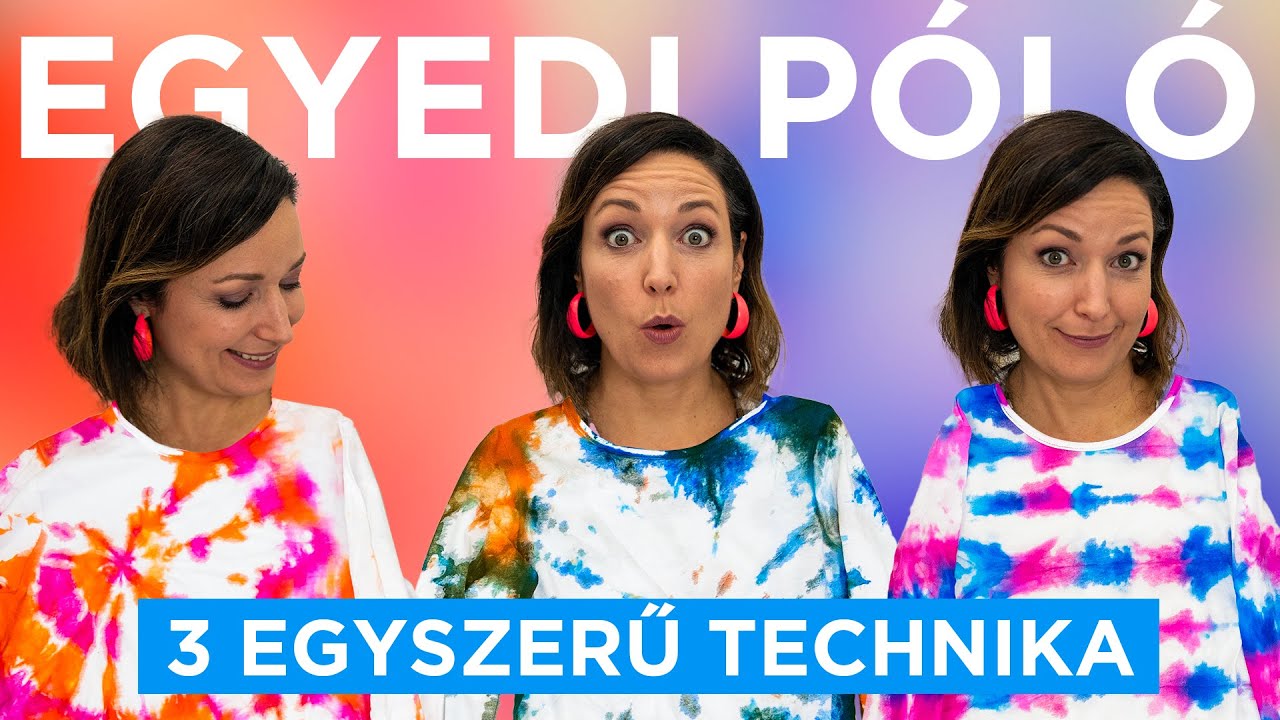 Egyedi póló készítés | Batikolás otthon, egyszerűen! - Csorba Anita