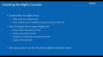 BigFix - Installing the BigFix Server Windows - 2 of 4 - Install the Console on the Server