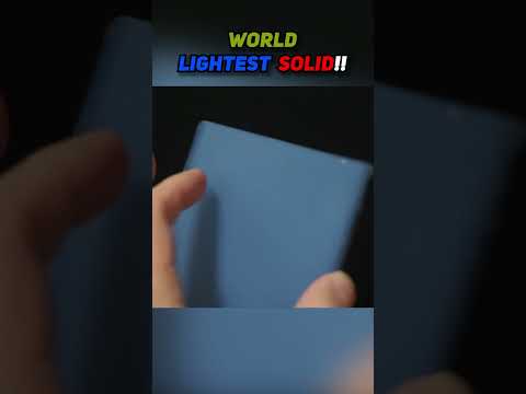 WORLD LIGHTEST SOLID#facts #solid #factsinhindi #amazingfacts #scienceexperimentfacts  #sciencefacts