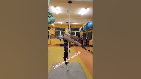 Pole Tricks intermediate level #poledance
