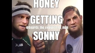 Nick "Honey Badger" Cummins getting Sonny Bill Williams.