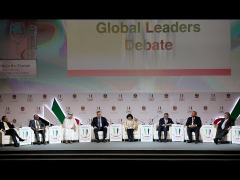 გამოსვლა პლენარულ სესიაზე - “გლობალური ლიდერების დებატები”