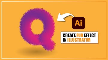 Create Fur Effect in Adobe Illustrator (Tips & Tricks) - #DESIGN