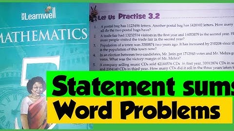 Word Problems | Operations on Big Numbers | NewLearnwell Mathematics | Class5 | PrincessTiara