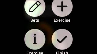 How to create supersets or tri-sets while tracking with Gymaholic watch app screenshot 1
