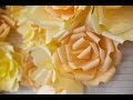 Цветы из бумаги! Мастер-класс (для свадьбы и др.) Giant paper flowers