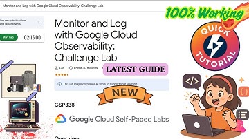 Monitor and Log with Google Cloud Observability: Challenge Lab {NEW} #GSP338 #qwiklabs #arcade