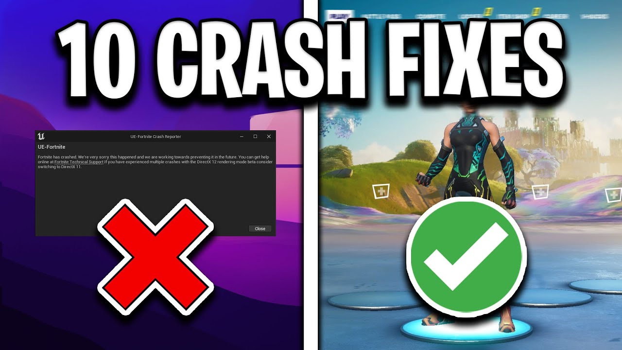 How to fix Fortnite crash and technical issues - Fortnite Support