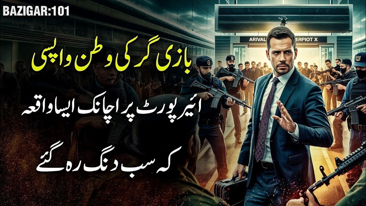 BAZIGAR | Ep 101 | Watan Wapsi - Airport Par Achanak Aisa Waqiya Ke Sab Dang Reh Gaye!