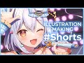 【イラストメイキング】たまきくん描いてみた💙 #Shorts 【illustration making/CLIP STUDIO PAINT】