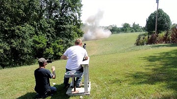 15lb of Binary Explosives vs Hay Bale