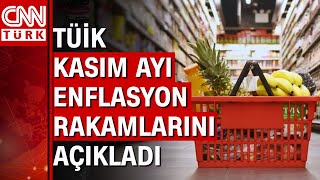 Merakla beklenen Kasım ayı enflasyonu açıklandı!