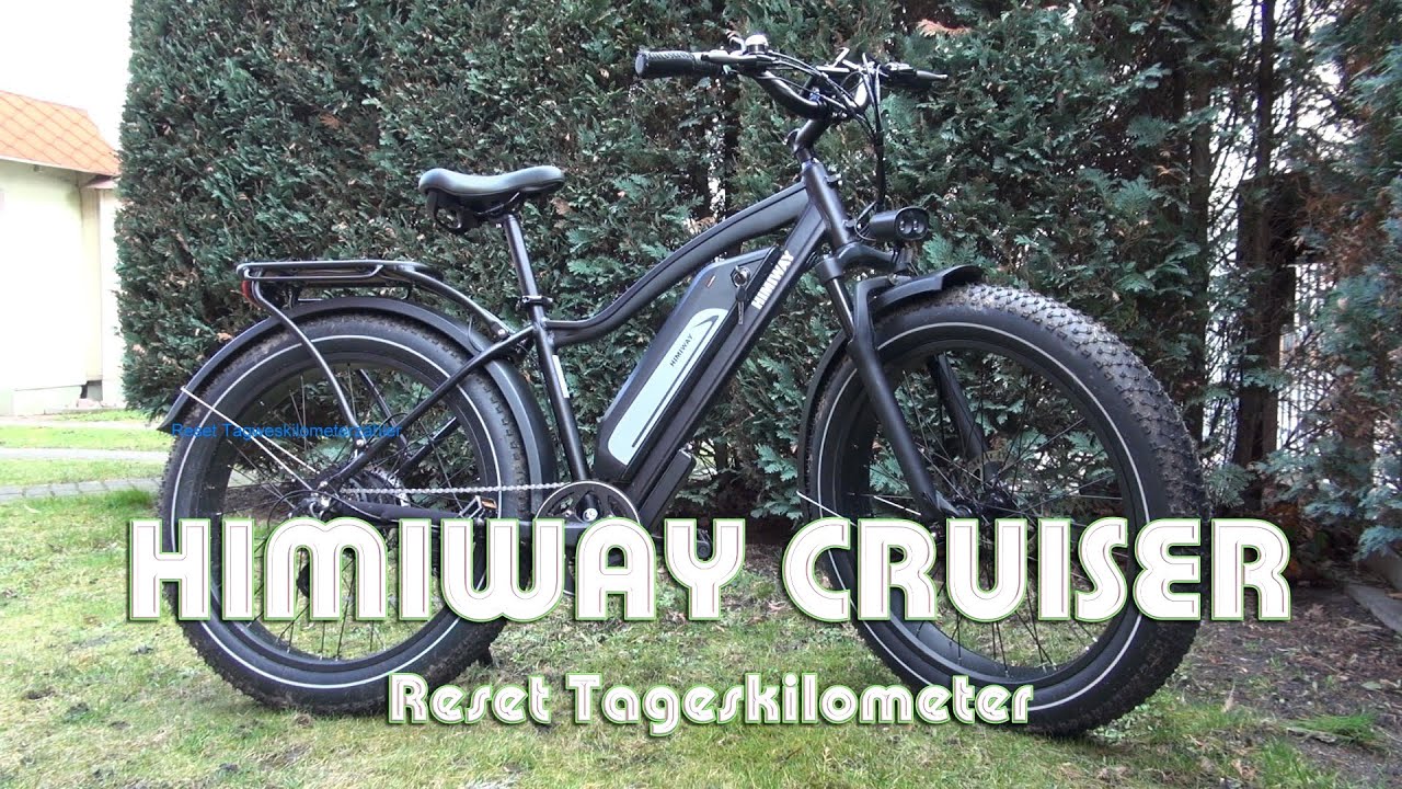 Himiway Cruiser - Reset /  Rücksetzung des Tageskilometerzählers
