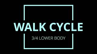 3-4 Walk Cycle Animation