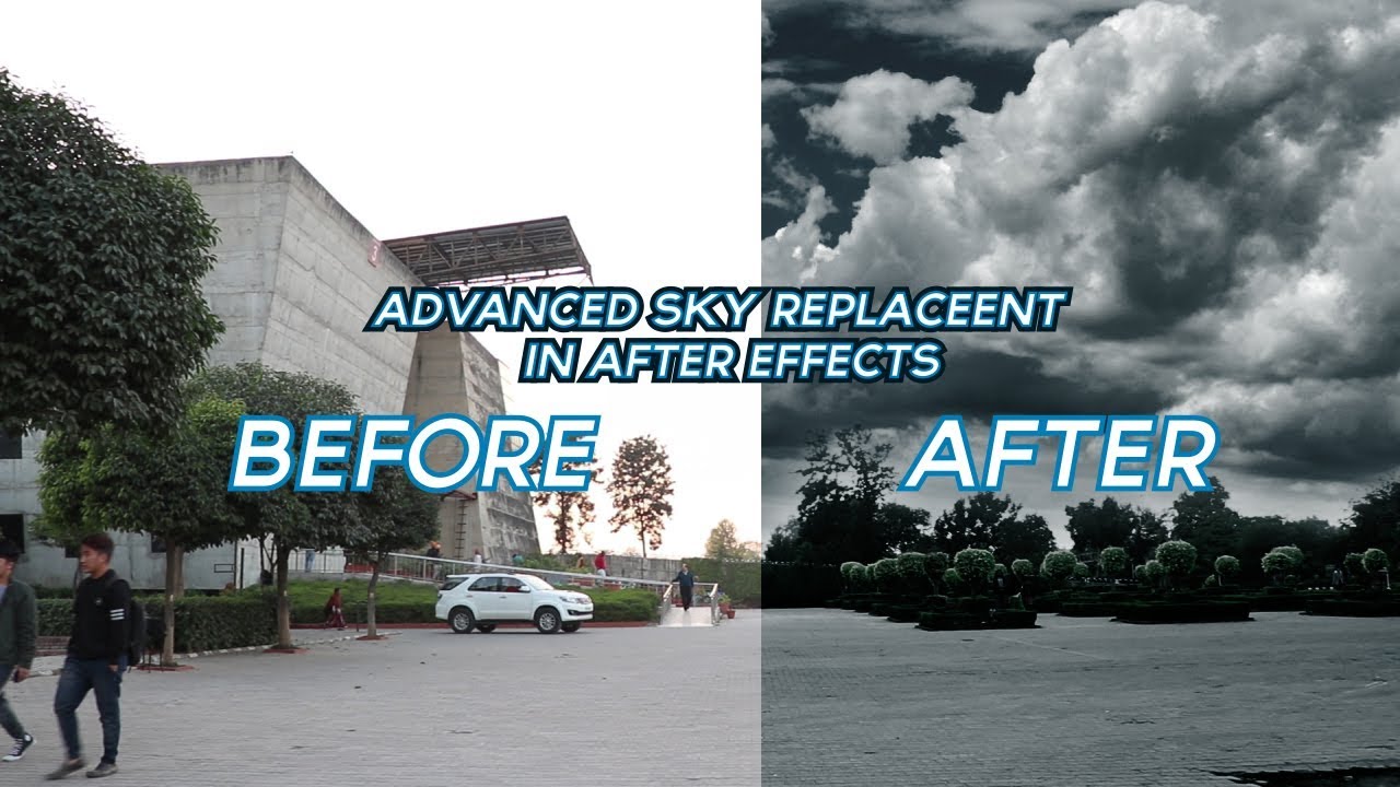 After effects Advanced sky replacement tutorial - YouTube