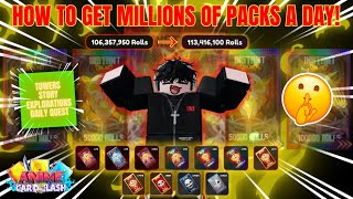 Ultimate Method Farm Over 2M Instant Rollday In Anime Card Clash Roblox