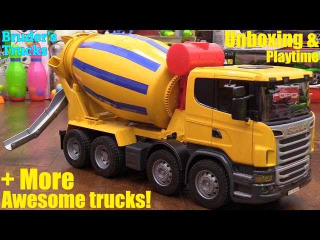 Scania R Series Cement Mixer Truck : : Jeux et Jouets