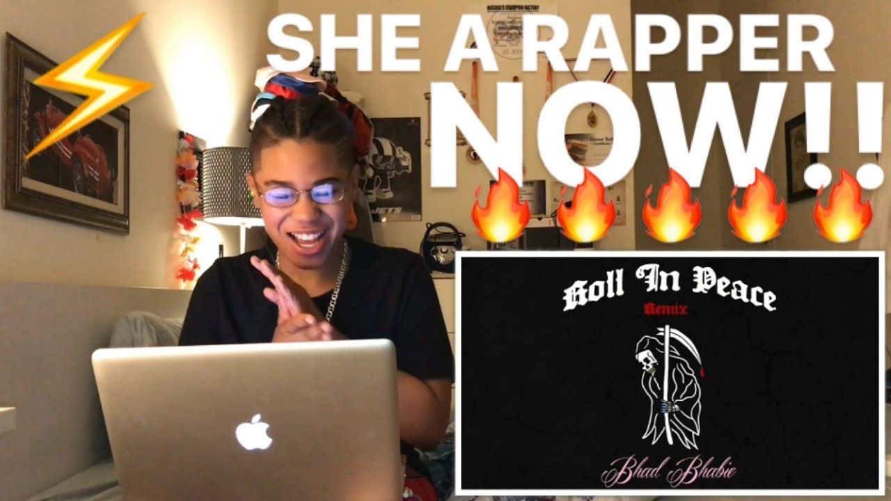Danielle Bregoli Is Bhad Bhabie Roll In Peace Remix Reaction Youtube 