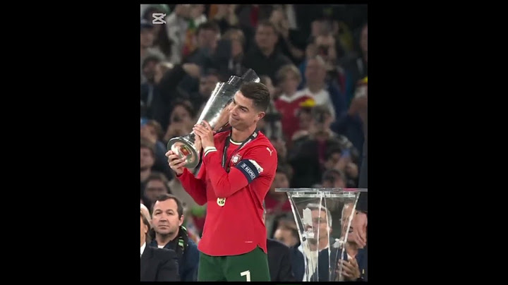 CR7 lifts Nations League trophy🏆 Portugal champions! #Ronaldo #NationsLeague #Portugal #realmadrid