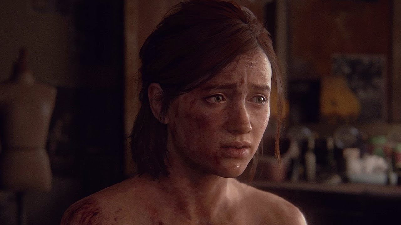 THE LAST OF US PART II [Emotional scene betwen Ellie and Dina] PS4 PRO -  YouTube