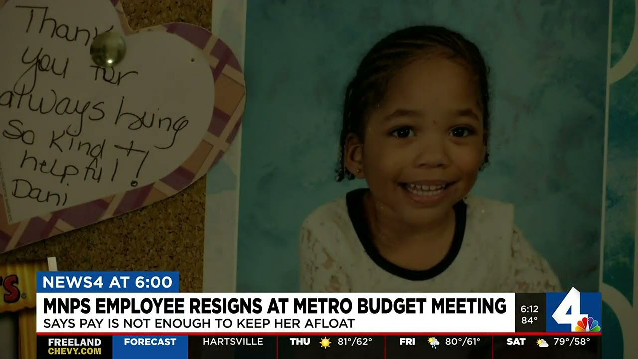 MNPS employee resigns at Metro Budget meeting - YouTube