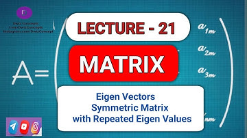 Eigen Vectors of Symmetric Matrices with Repeated Eigen Values