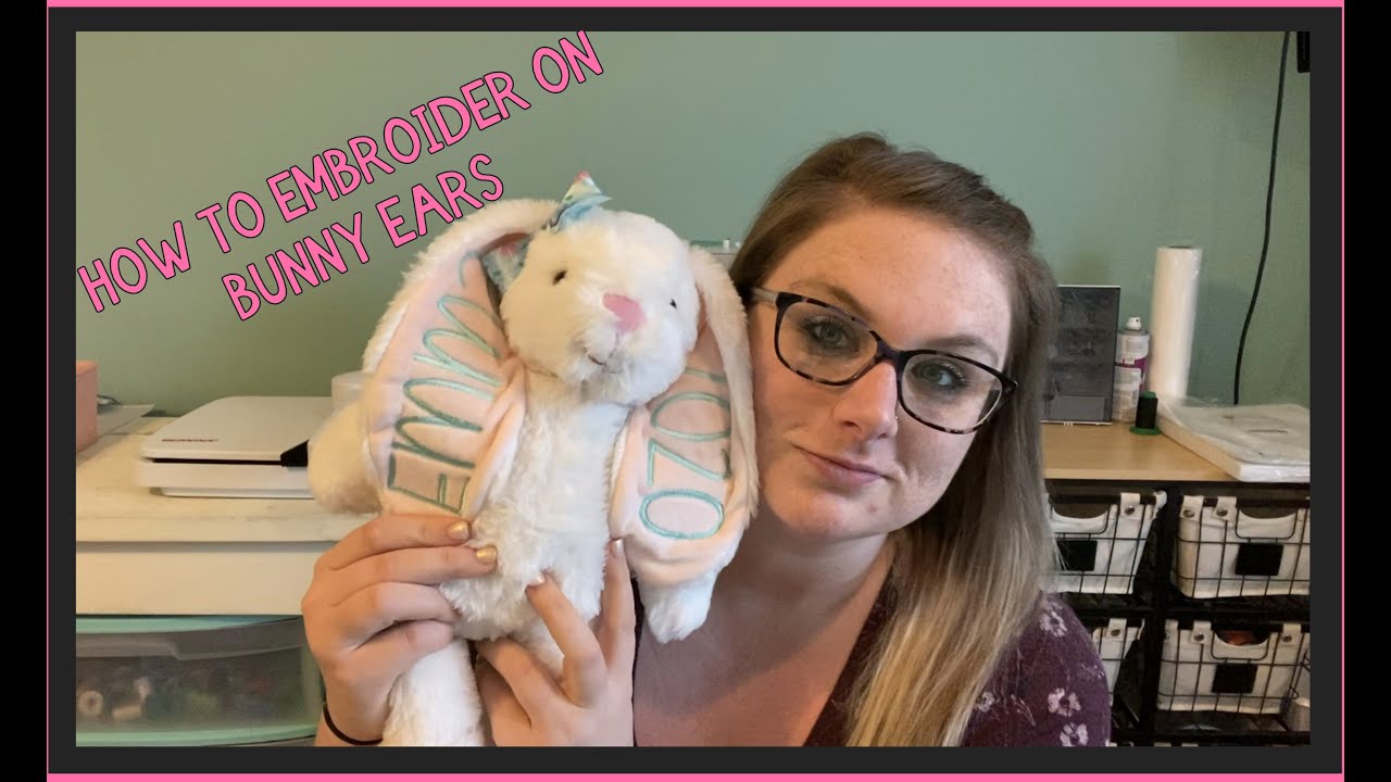 Bunny Ear Embroidery Tutorial ETSY Seller YouTube