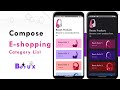Shopping Cart Category List UI in Jetpack Compose 🛒 | Modern E-commerce App Design