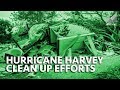 Houston cleanup efforts following Hurricane Harvey