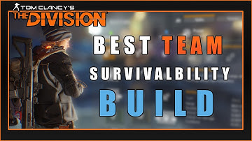 BEST Darkzone Skills and Talents Build (Team Survivability) | The Division