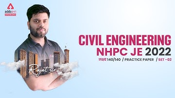 NHPC JE 2022 | NHPC Civil Classes | Practice Set #2