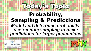 Math Homework Hotline 1-18-18 Probability, Sampling and Predictions