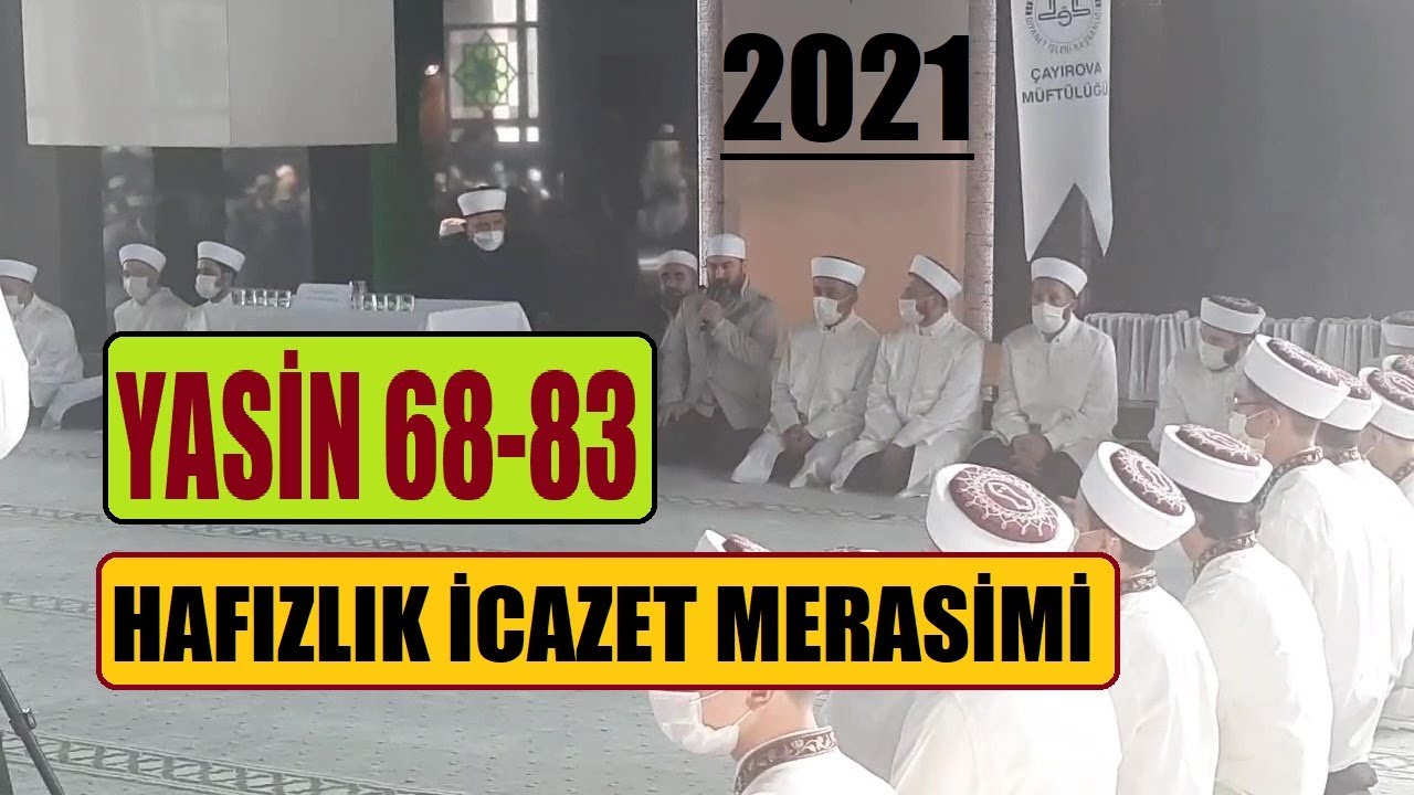 YASİN 68-83 ÇAYIROVA HAFIZLIK MERASİMİ - RIZA GÜNAY
